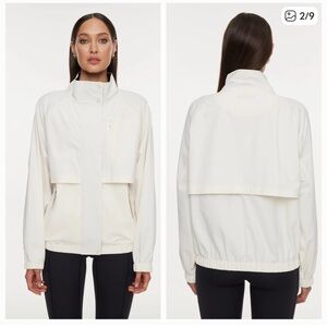 Bandier Women's Lightweight Jacket - Cream New Size Small